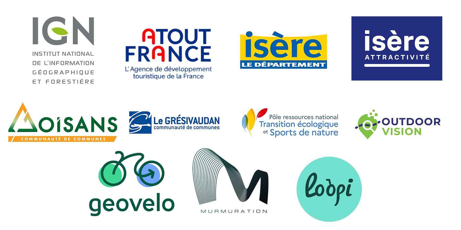 11 logos des partenaires du hackaton
