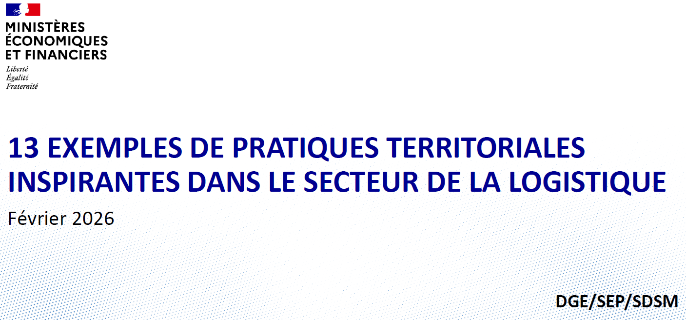 couverture de la publication : 13 exemples de pratiques territoriales inspirantes dans le secteur de la logistique