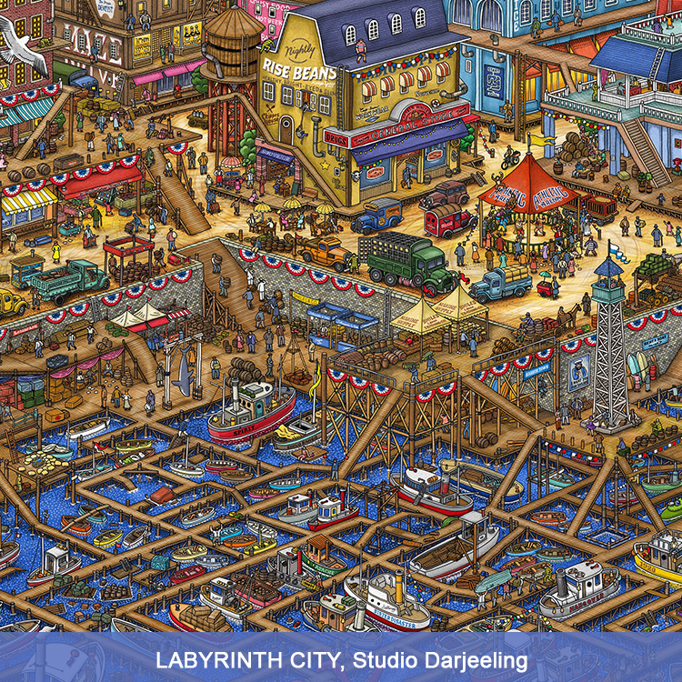 Labyrinth City, Studio Darjeeling (lien vers le site web du studio)