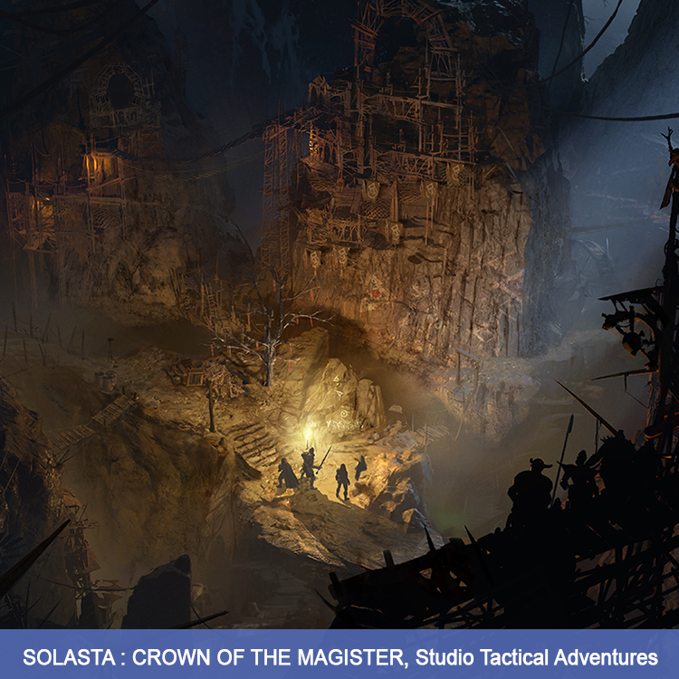 Solasta : Crown of the Magister du studio Tactical Adventures (lien vers le site web du studio)