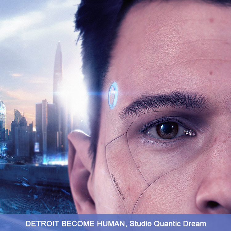 Detroit Become Humain, lein vers le site de l'éditeur Quantic Dream