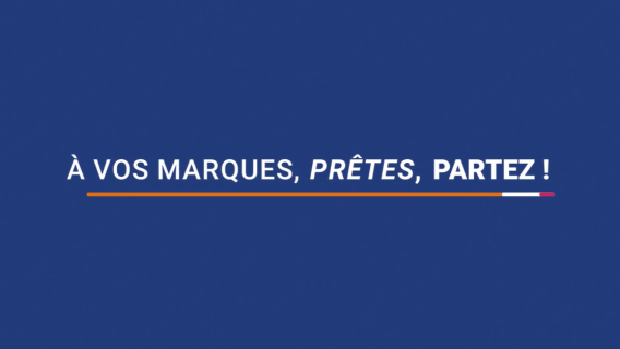 Slogan : A vos marques, prêtes, partez !