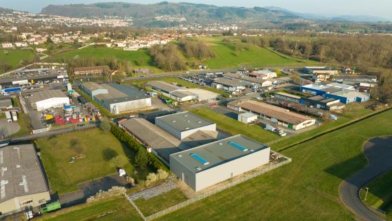 Vue d'une entreprise industrielle