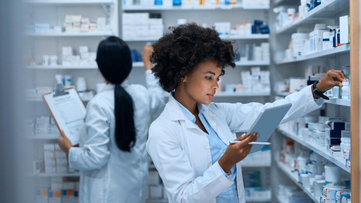 Illustration rayon de médicaments