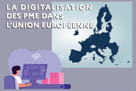 Couverture de l'étude "La digitalisation des PME dans l'Union européenne